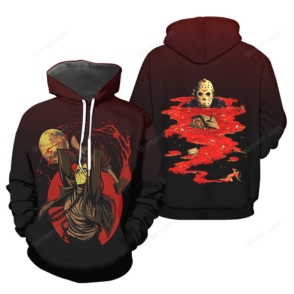 Jason Voorhees 3D All Over Printed Shirts For Men and Women 13