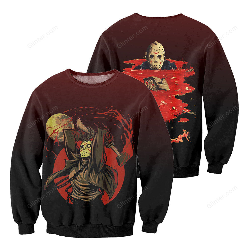 Jason Voorhees 3D All Over Printed Shirts For Men and Women 13
