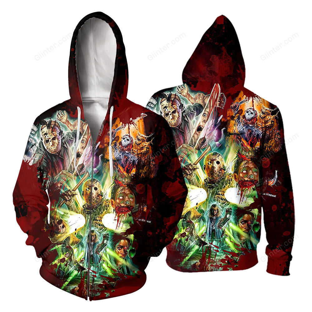 Jason Voorhees 3D All Over Printed Shirts For Men and Women 130