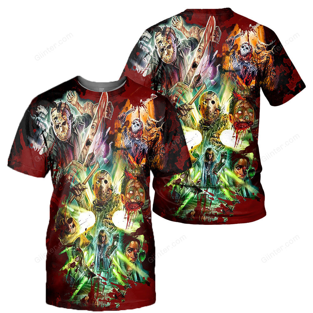 Jason Voorhees 3D All Over Printed Shirts For Men and Women 130