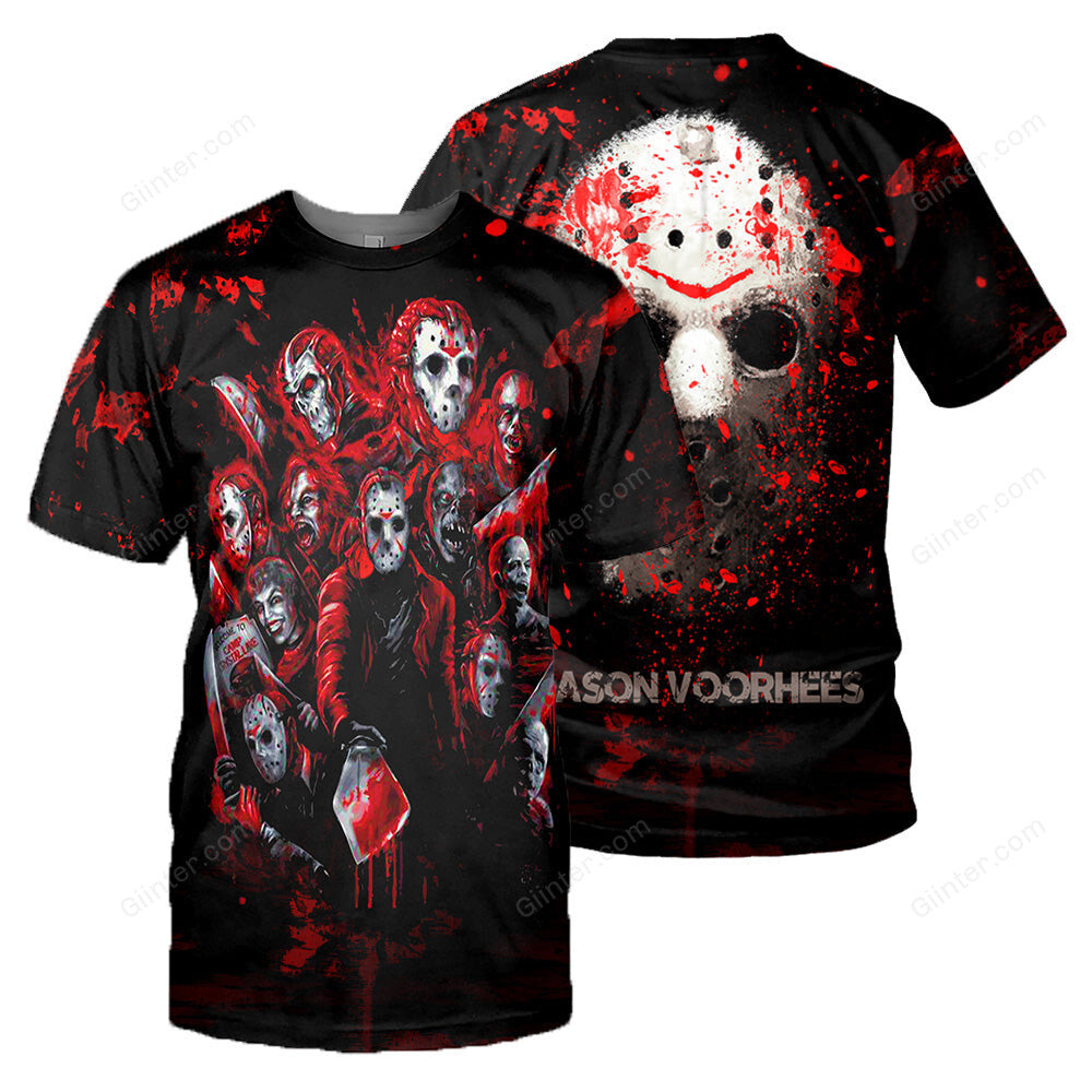 Jason Voorhees 3D All Over Printed Shirts For Men and Women 134