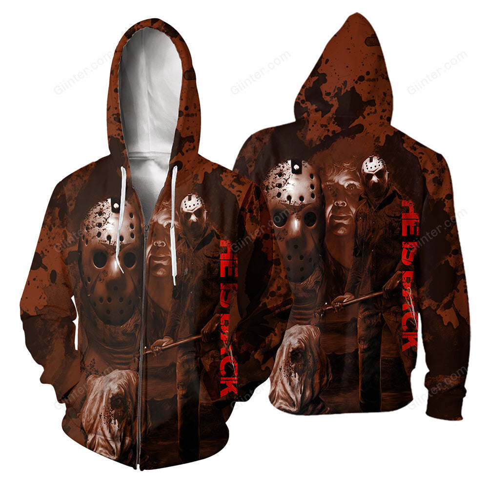 Jason Voorhees 3D All Over Printed Shirts For Men and Women 135