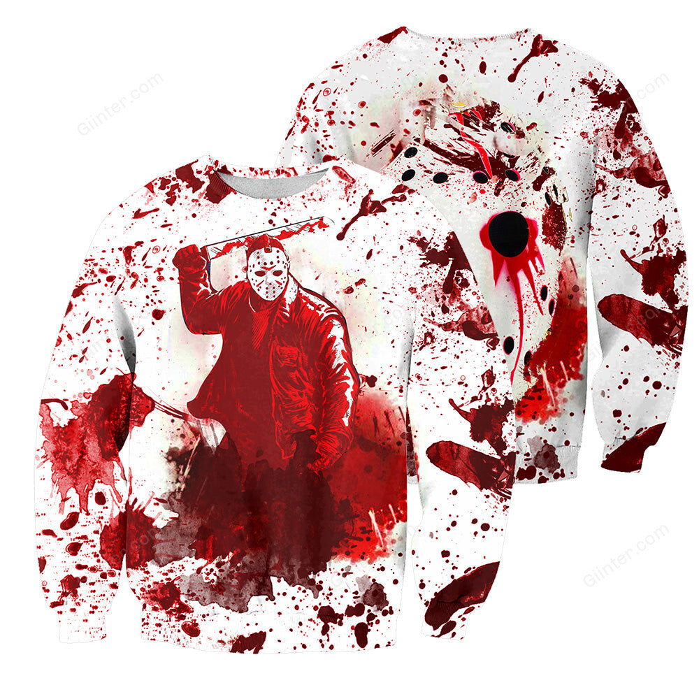 Jason Voorhees 3D All Over Printed Shirts For Men and Women 15