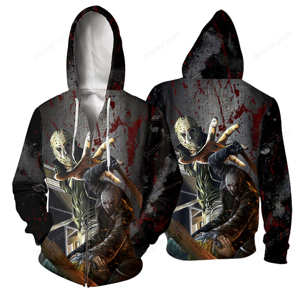 Jason Voorhees 3D All Over Printed Shirts For Men and Women 158