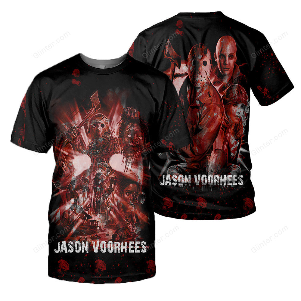 Jason Voorhees 3D All Over Printed Shirts For Men and Women 172