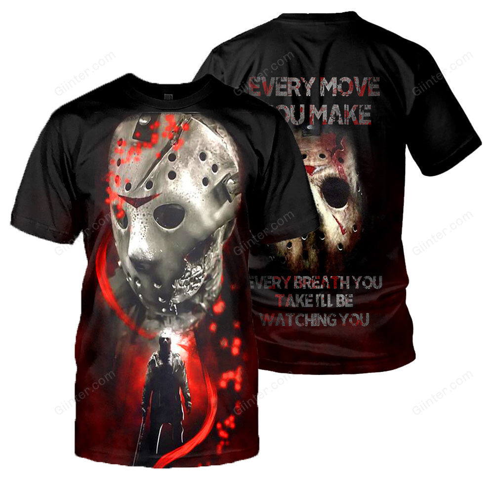 Jason Voorhees 3D All Over Printed Shirts For Men and Women 178