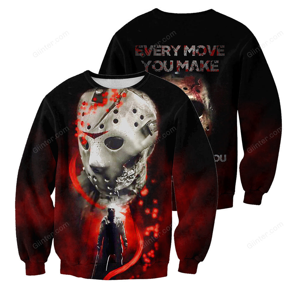 Jason Voorhees 3D All Over Printed Shirts For Men and Women 178
