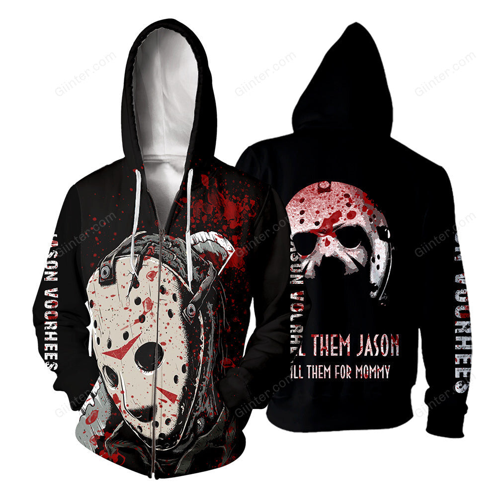 Jason Voorhees 3D All Over Printed Shirts For Men and Women 180