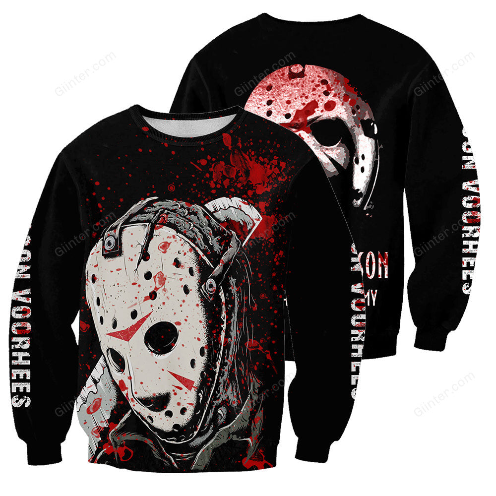Jason Voorhees 3D All Over Printed Shirts For Men and Women 180