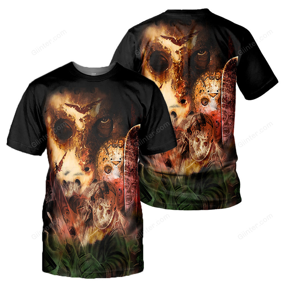 Jason Voorhees 3D All Over Printed Shirts For Men and Women 257