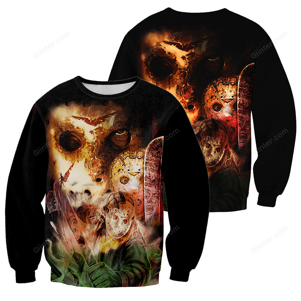 Jason Voorhees 3D All Over Printed Shirts For Men and Women 257