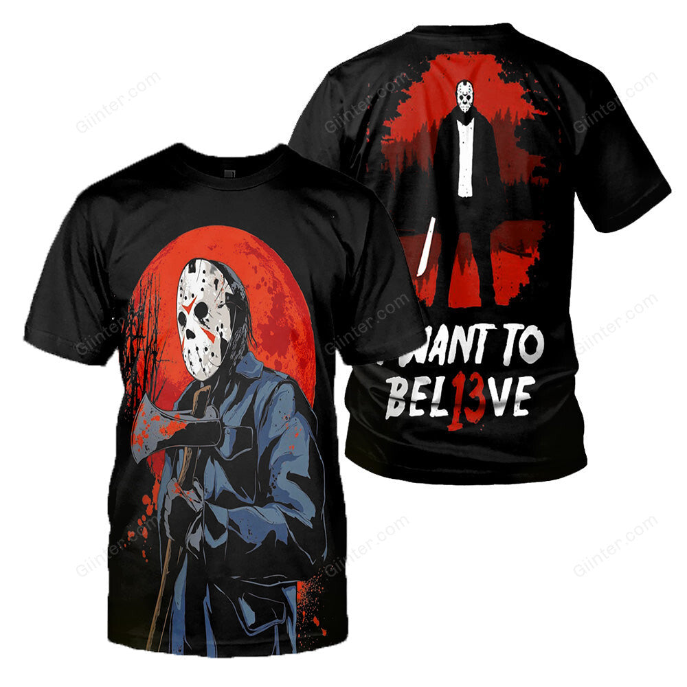 Jason Voorhees 3D All Over Printed Shirts For Men and Women 274