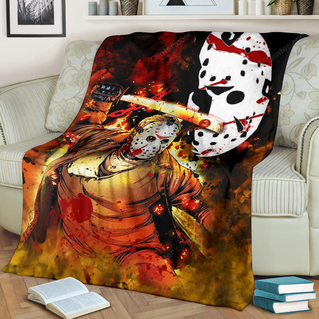 Jason Voorhees Premium Blanket 06