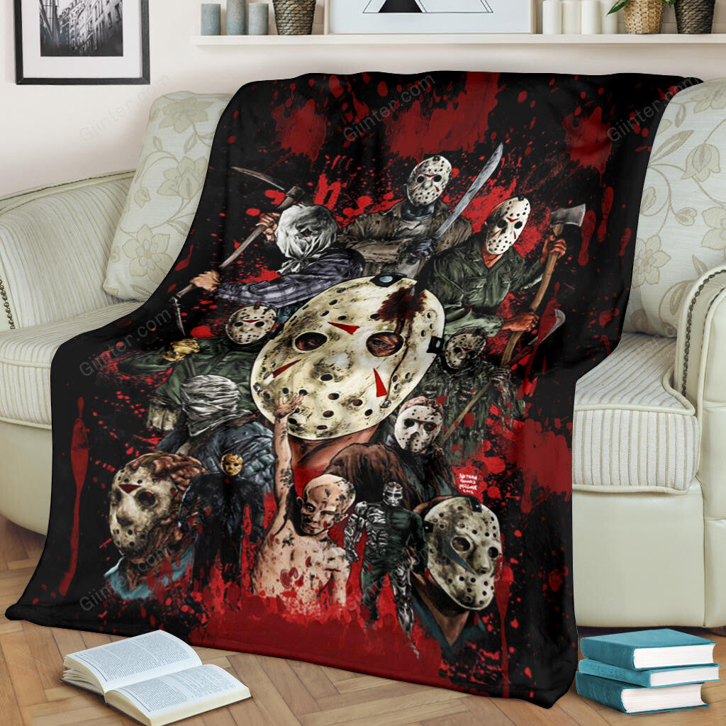 Jason Voorhees Premium Blanket 11