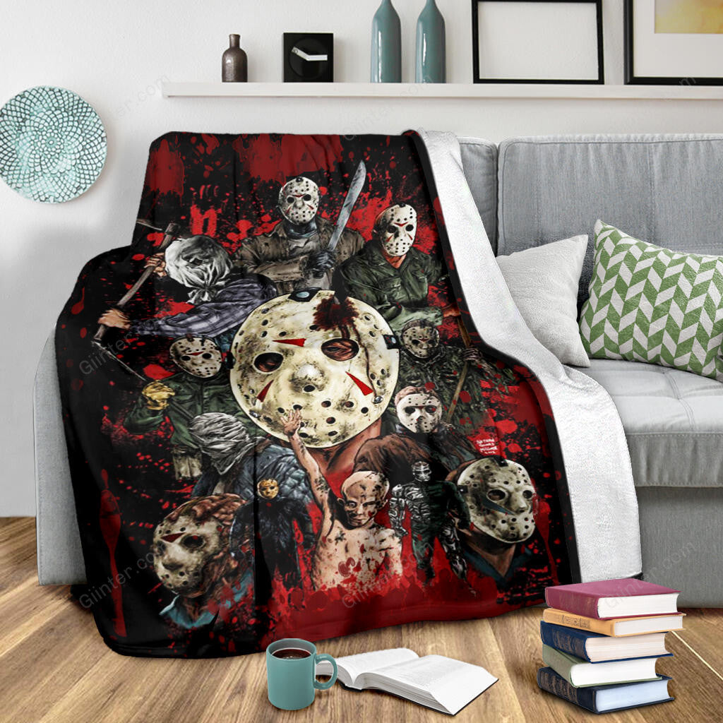 Jason Voorhees Premium Blanket 11