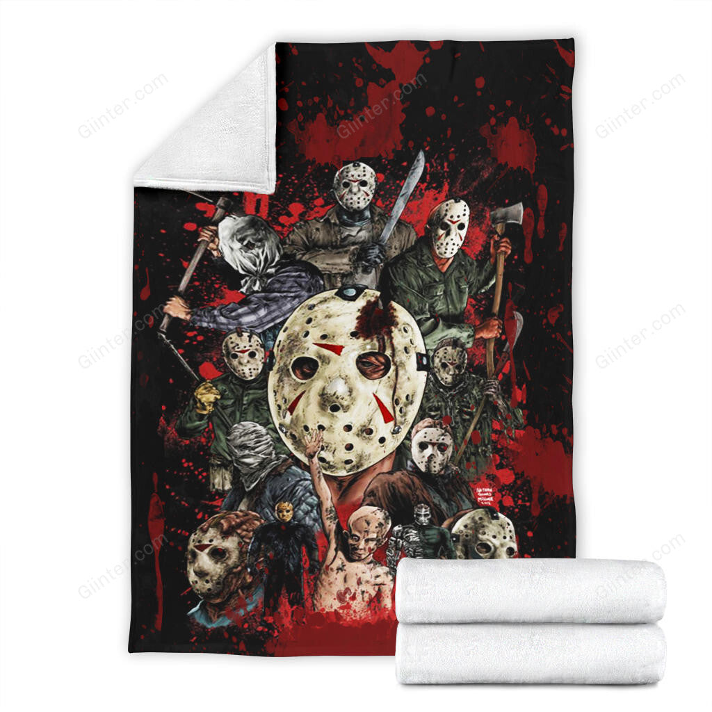 Jason Voorhees Premium Blanket 11