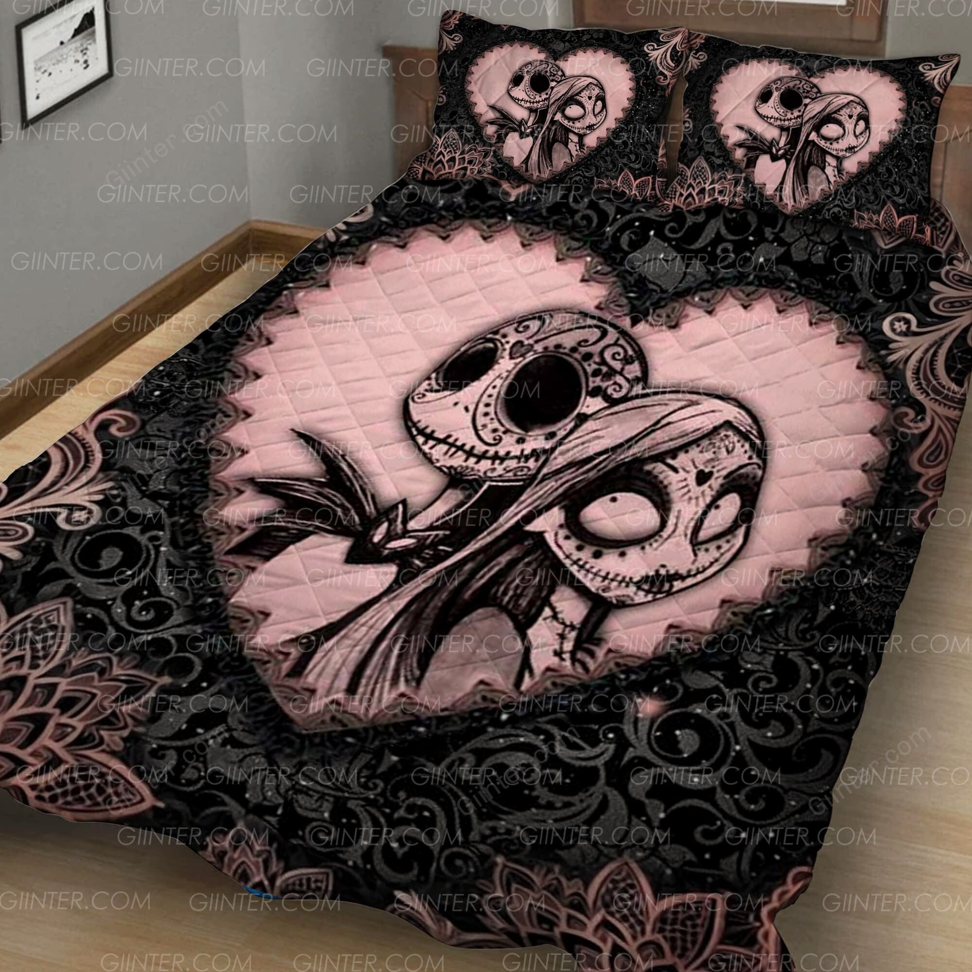 JS & Sally Quilt Bedding Set GINNBC95382