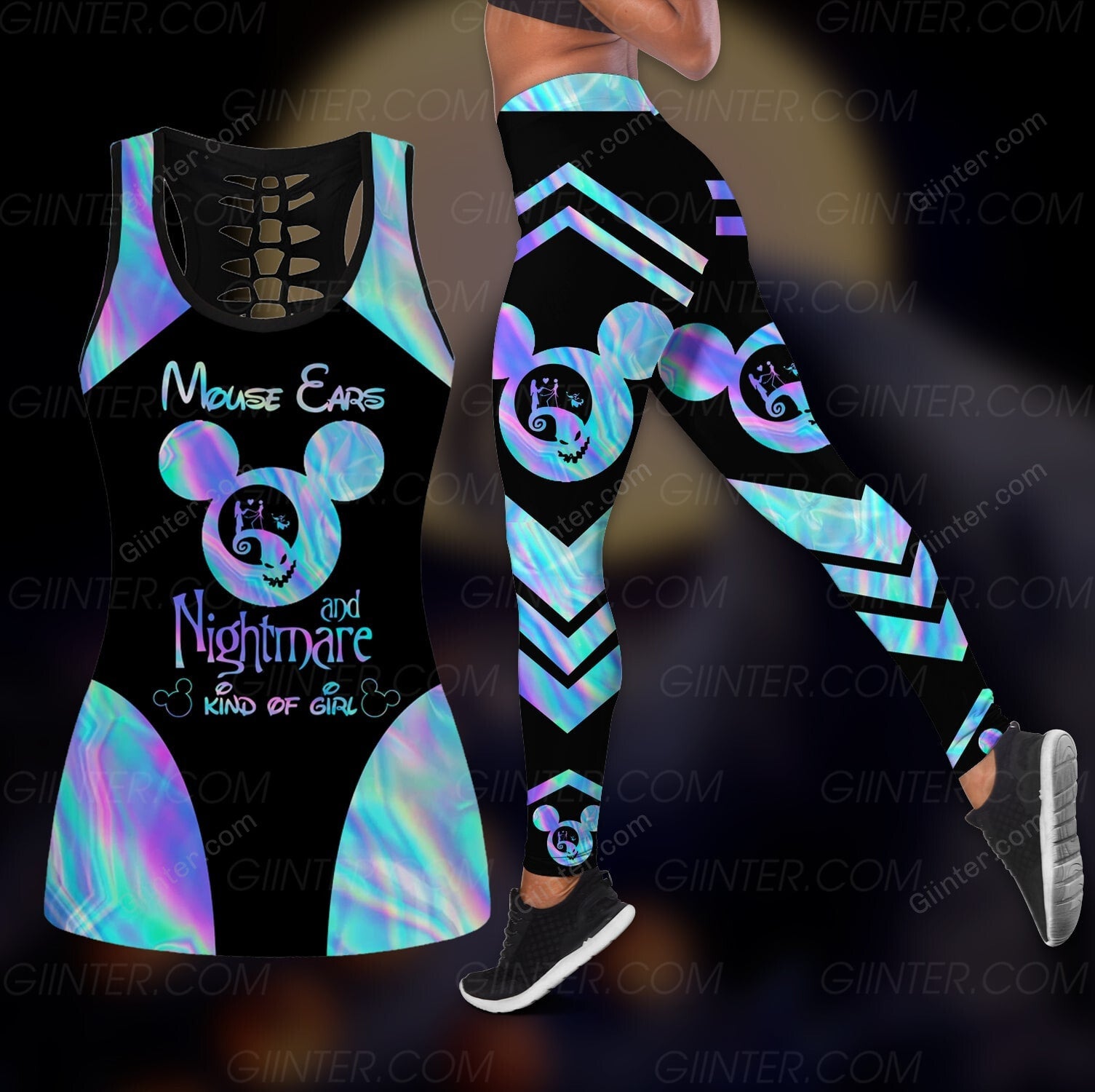 JS Mouse Ears Women Tank Top & Legging GINNBC005211