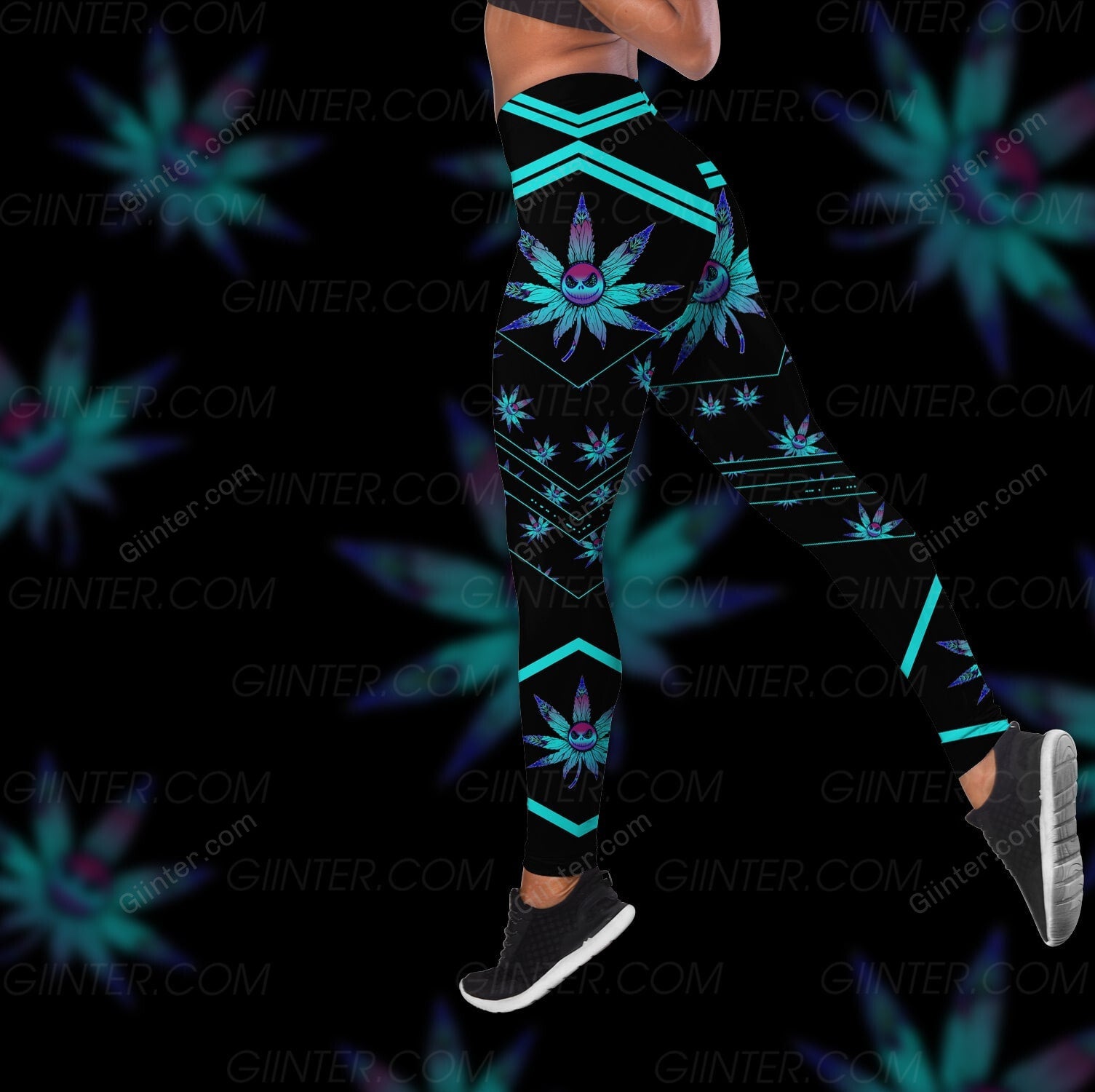 JS Weed I'm Not Perfect Women Tank Top & Legging GINNBC98519