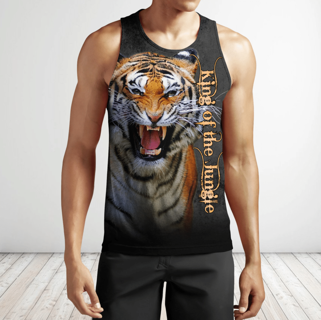King Of Jungle Tiger 3D All Over Printed Shirts For Men And Women 13