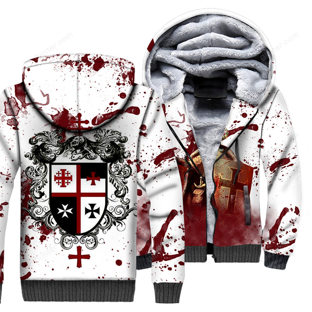 Knights Templar 3D All Over Printed Shirts For Men And Women