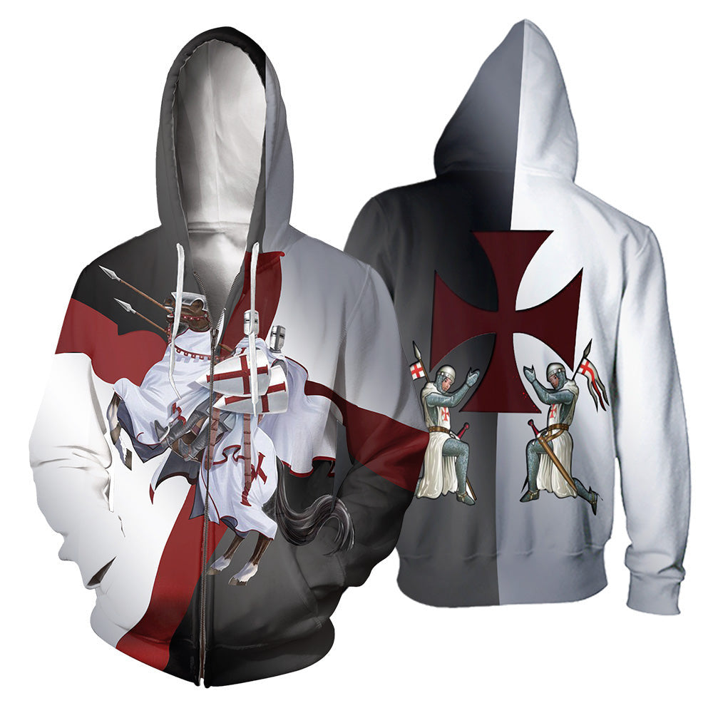 Knights Templar 3D All Over Printed Shirts For Men And Women 01