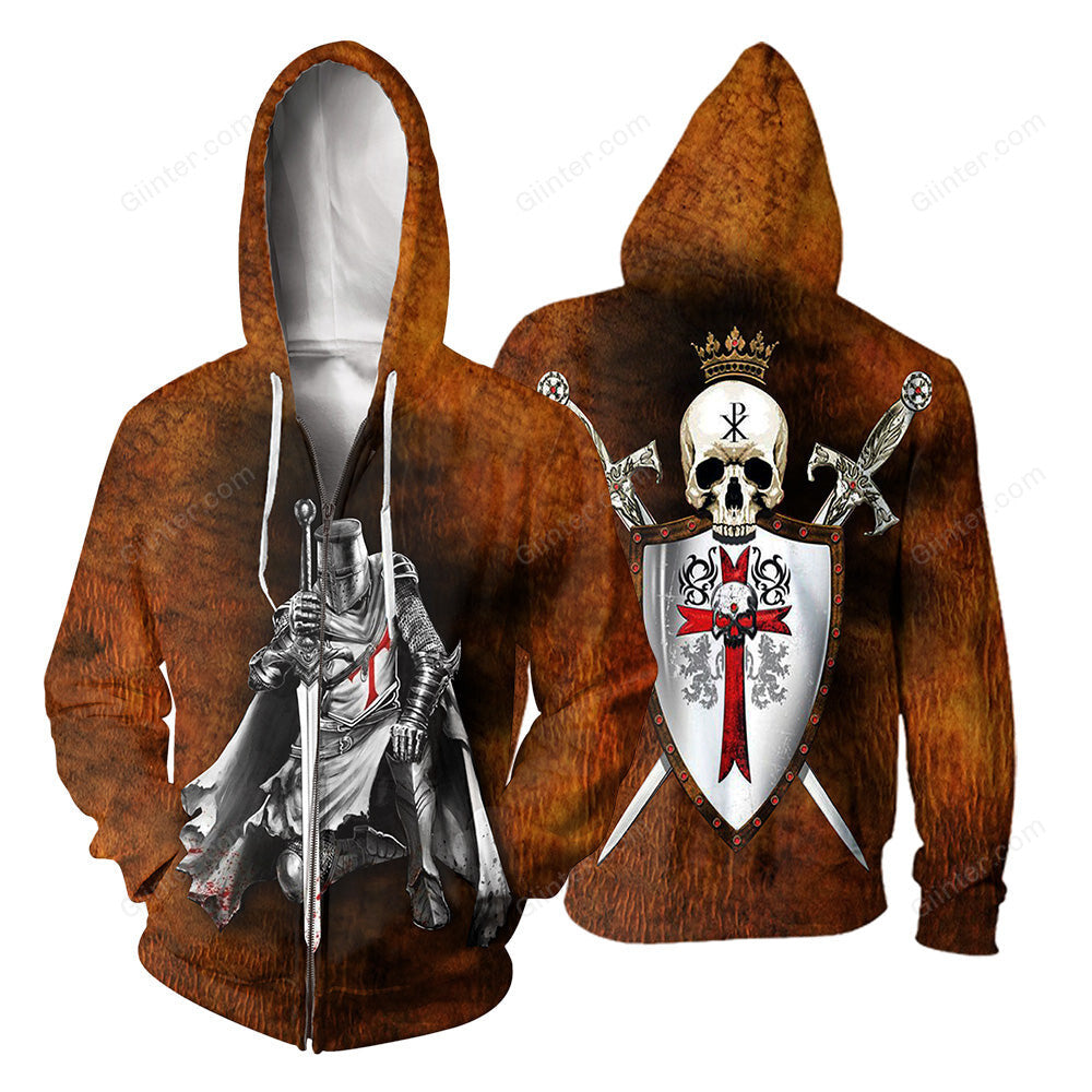 Knights Templar 3D All Over Printed Shirts For Men And Women 04
