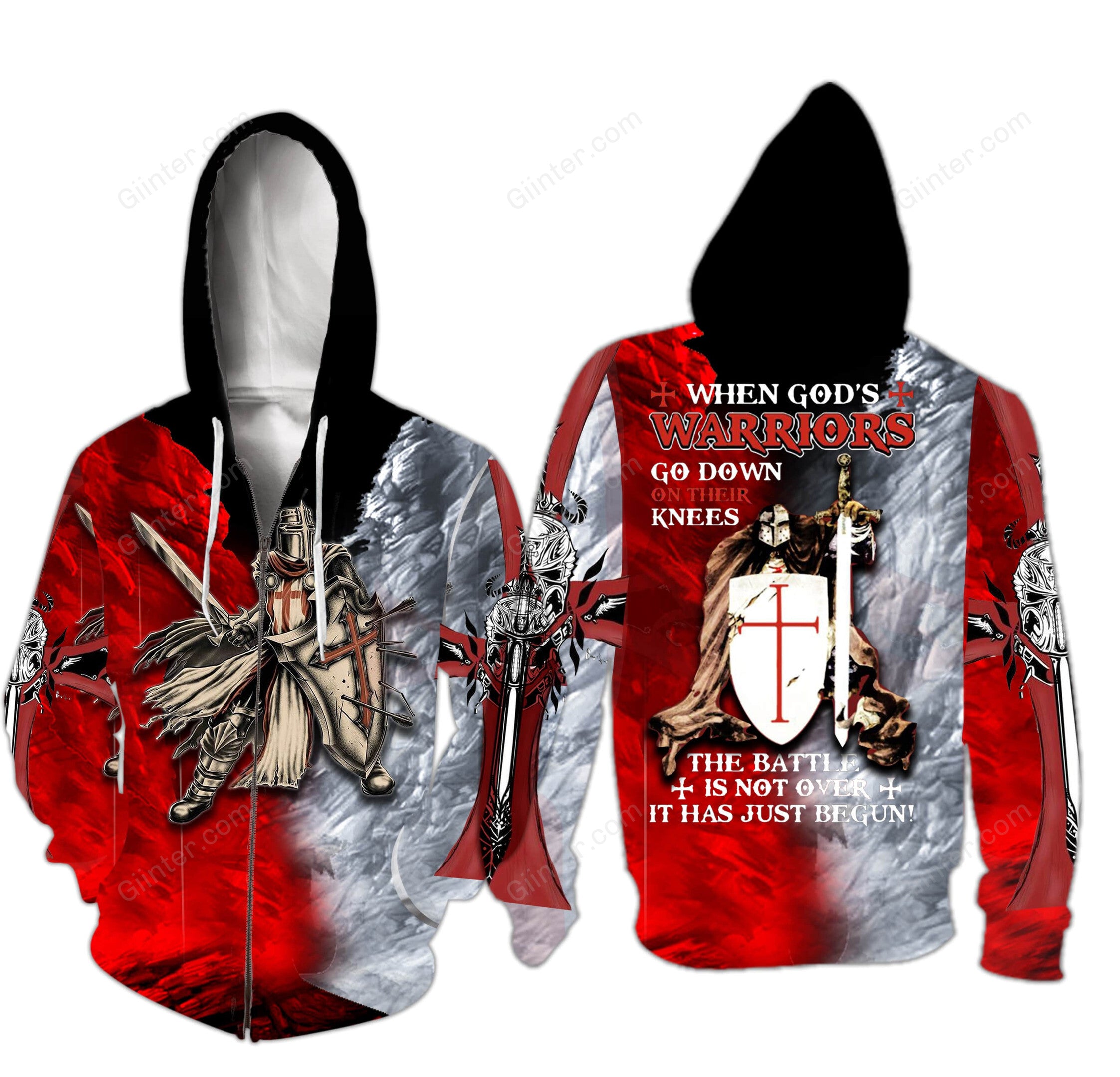 Knights Templar 3D All Over Printed Shirts For Men And Women 09