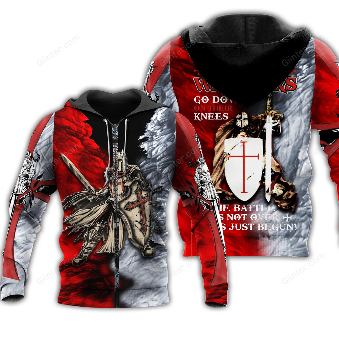 knights templar hoodie