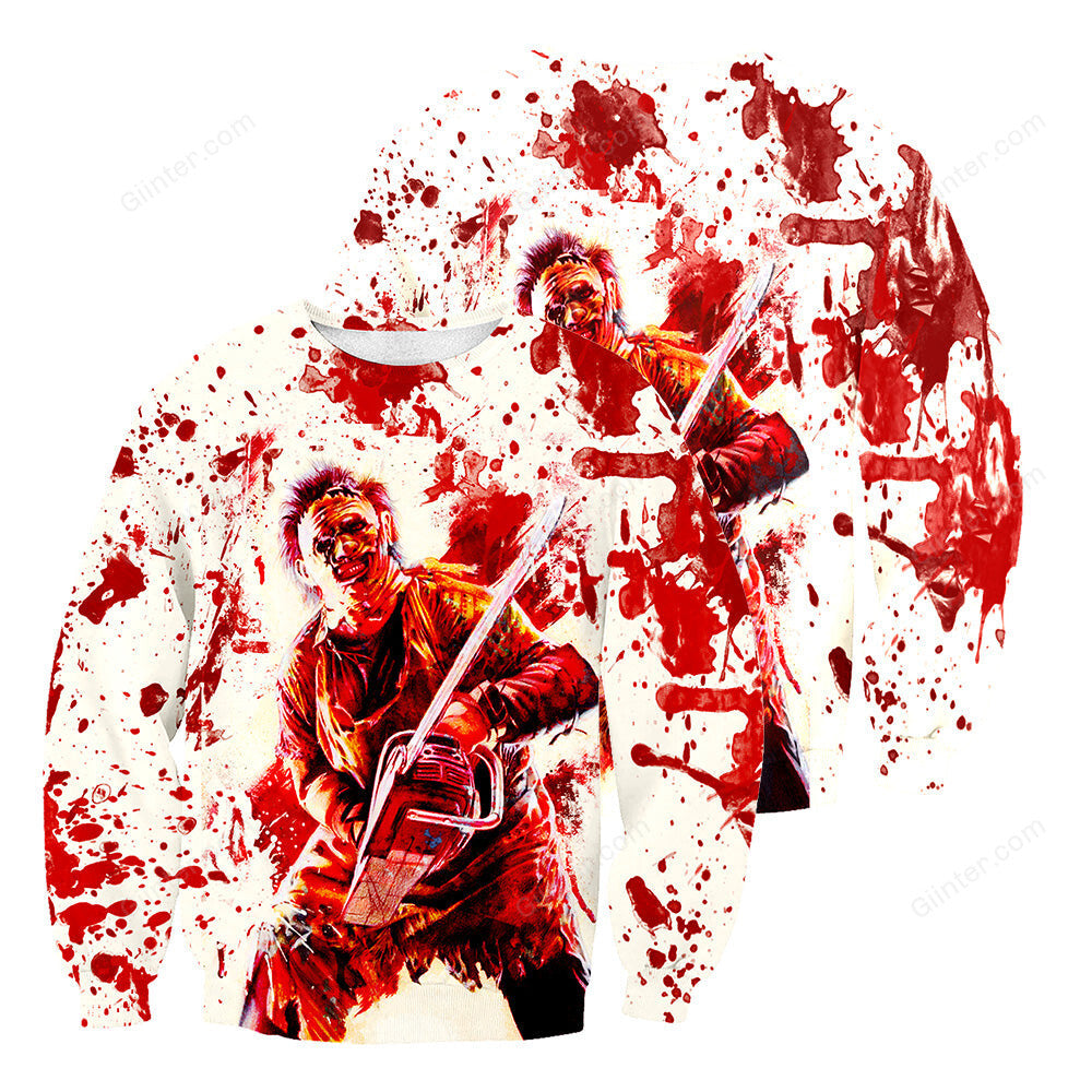 Leatherface 3D All Over Printed Shirts For Men and Women 153