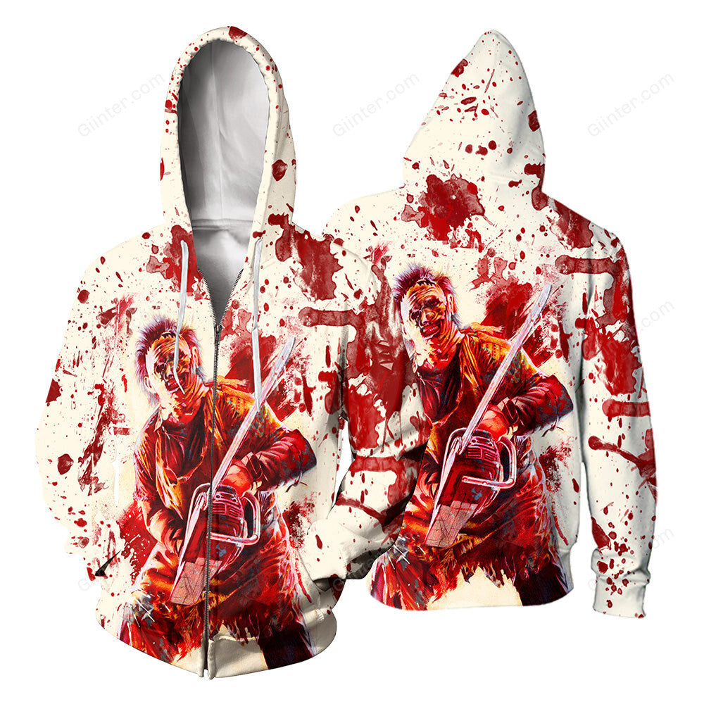Leatherface 3D All Over Printed Shirts For Men and Women 153