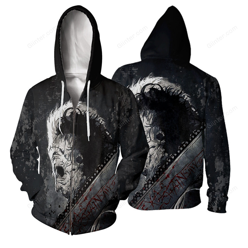 Leatherface 3D All Over Printed Shirts For Men and Women 156
