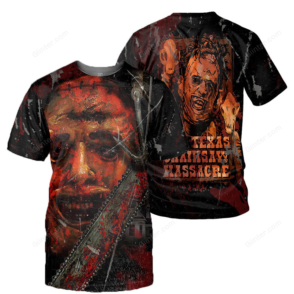 Leatherface 3D All Over Printed Shirts For Men and Women 157