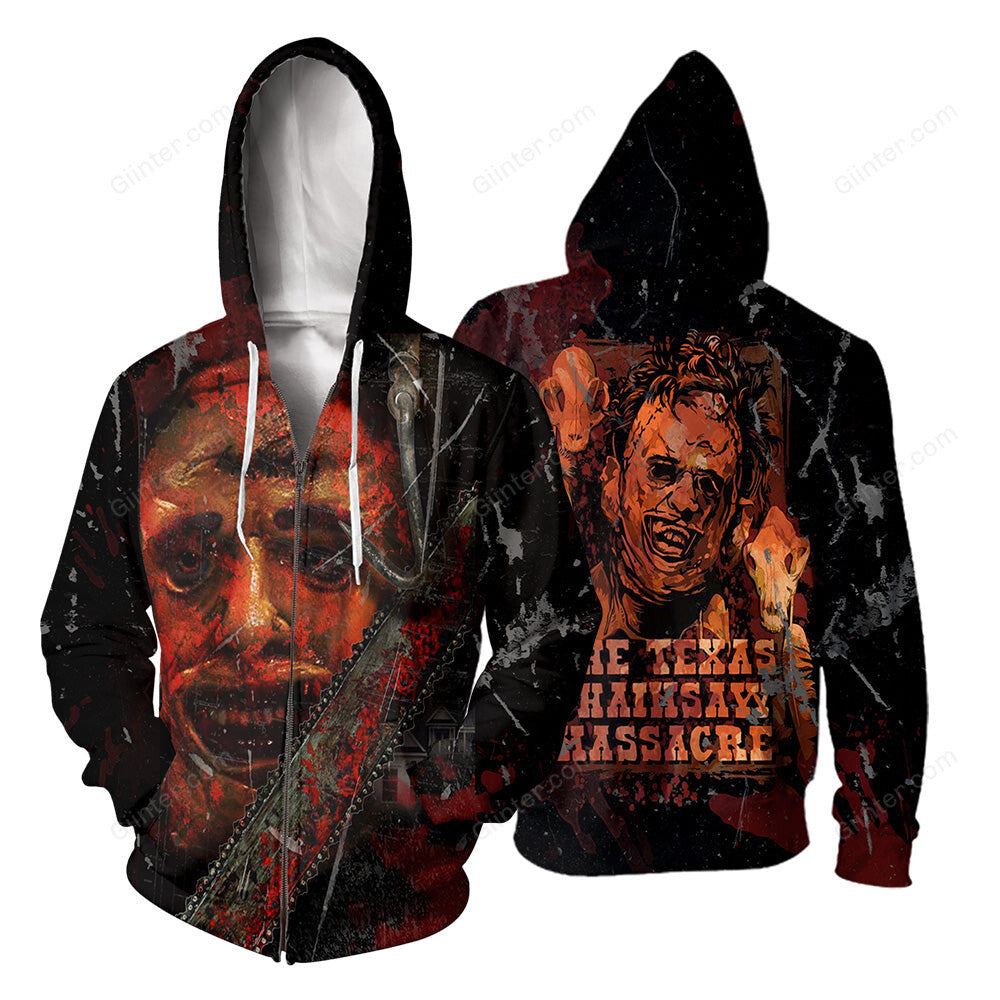 Leatherface 3D All Over Printed Shirts For Men and Women 157
