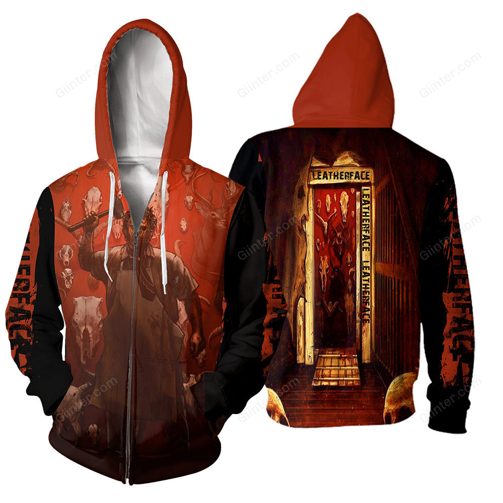 Leatherface 3D All Over Printed Shirts For Men and Women 169