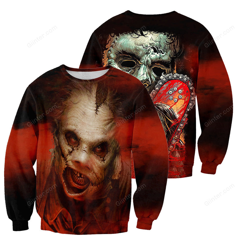 Leatherface 3D All Over Printed Shirts For Men and Women 170