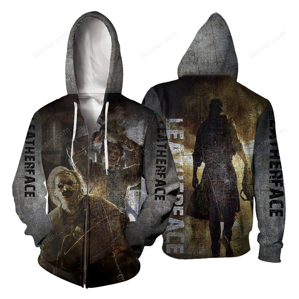 Leatherface 3D All Over Printed Shirts For Men and Women 171