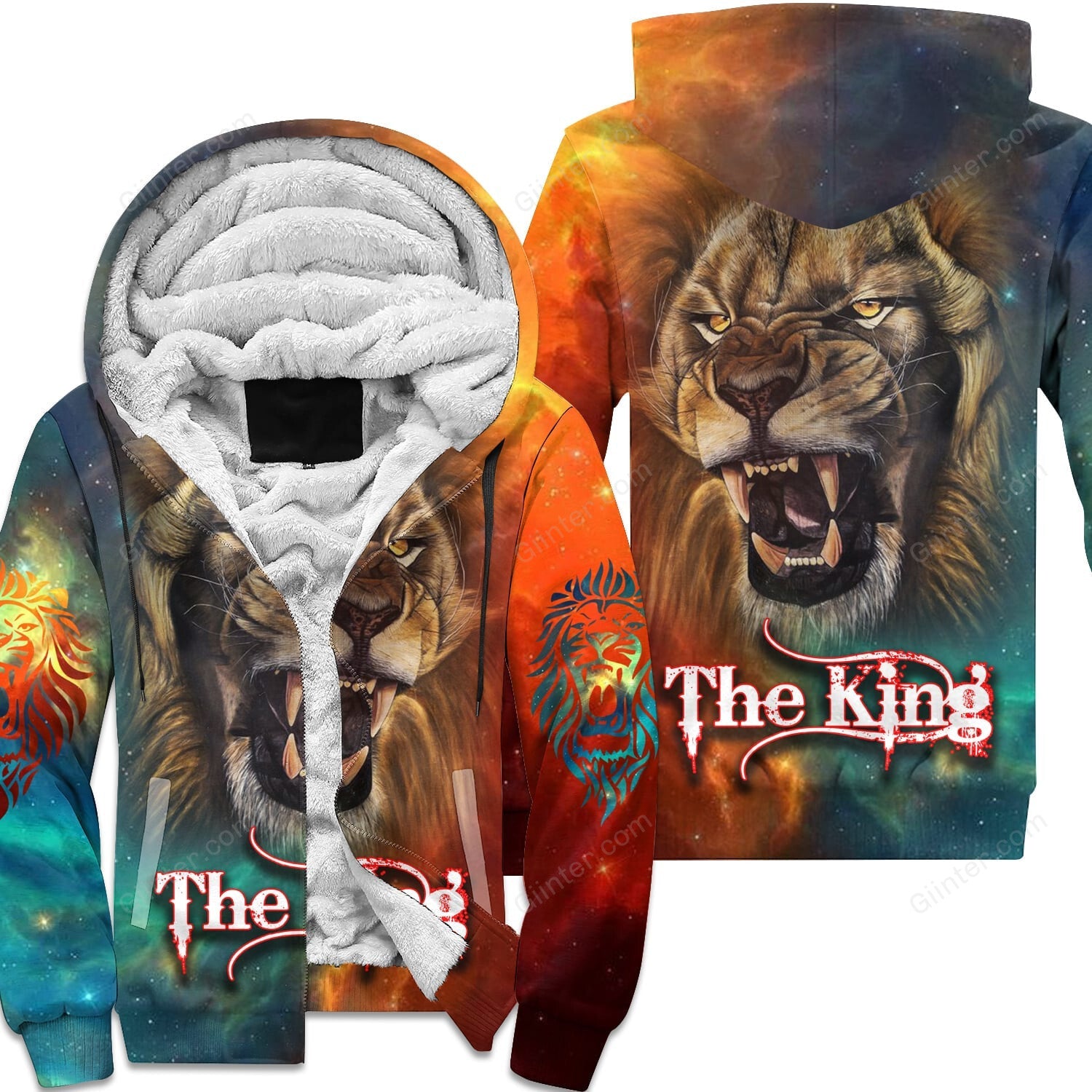 Lion 3D All Over Printed Shirts For Men And Women 11