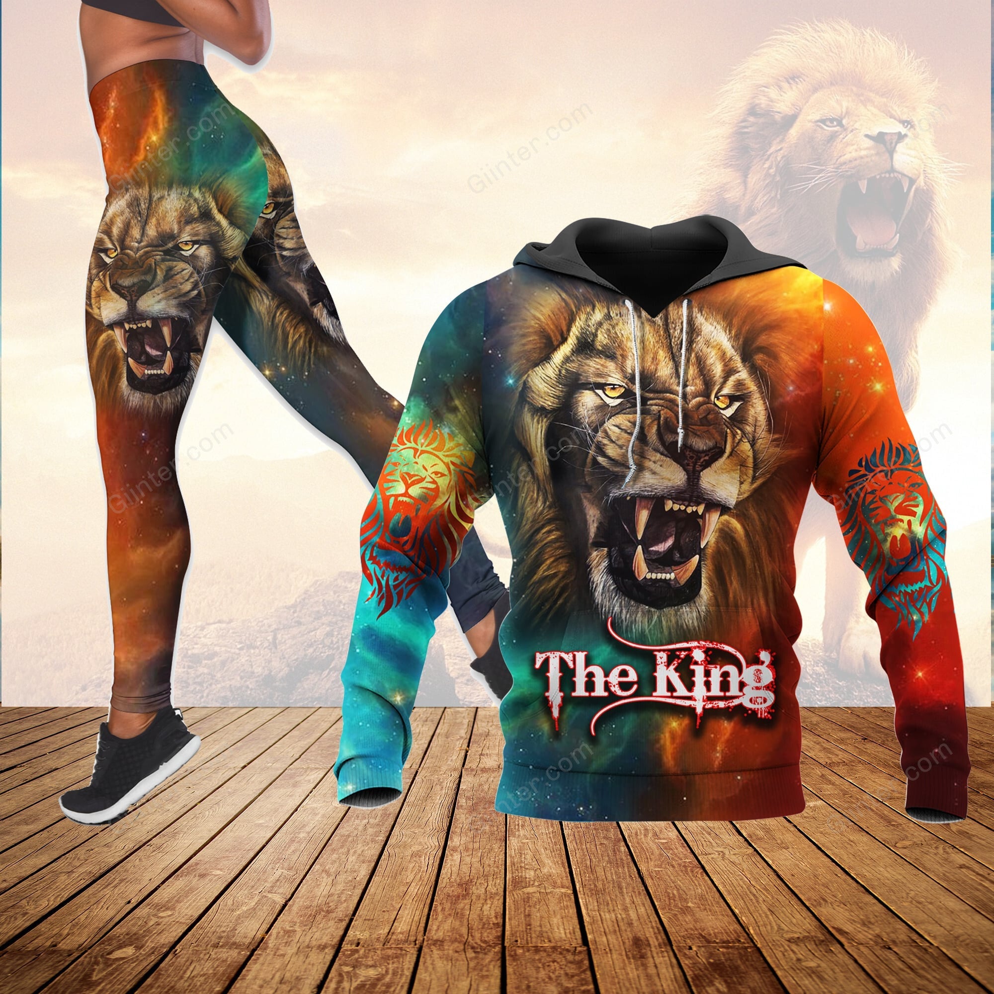 Lion Combo Hoodie & Legging 11