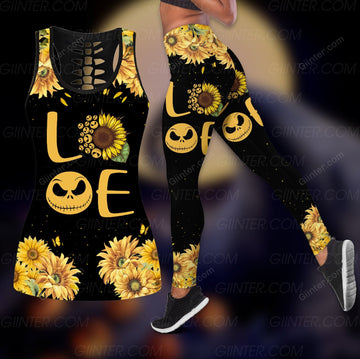 Love Jack Skellington Sunflower Women Tank Top & Legging GINNBC100762