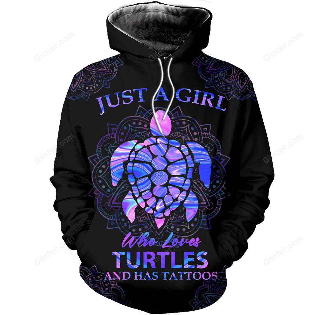 Love Sea Turtle Combo Hoodie & Legging 110