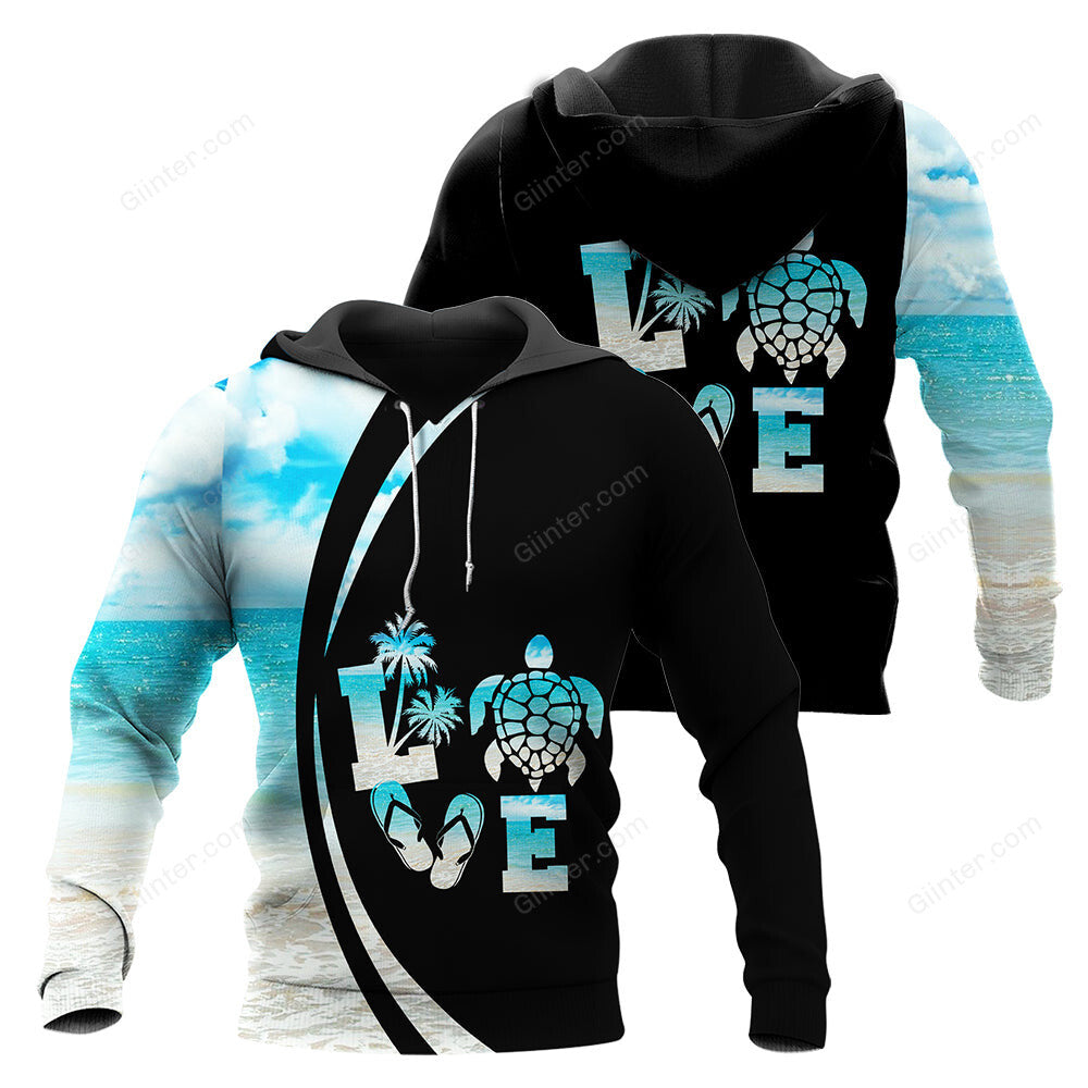 Love Sea Turtle Combo Hoodie & Legging 76