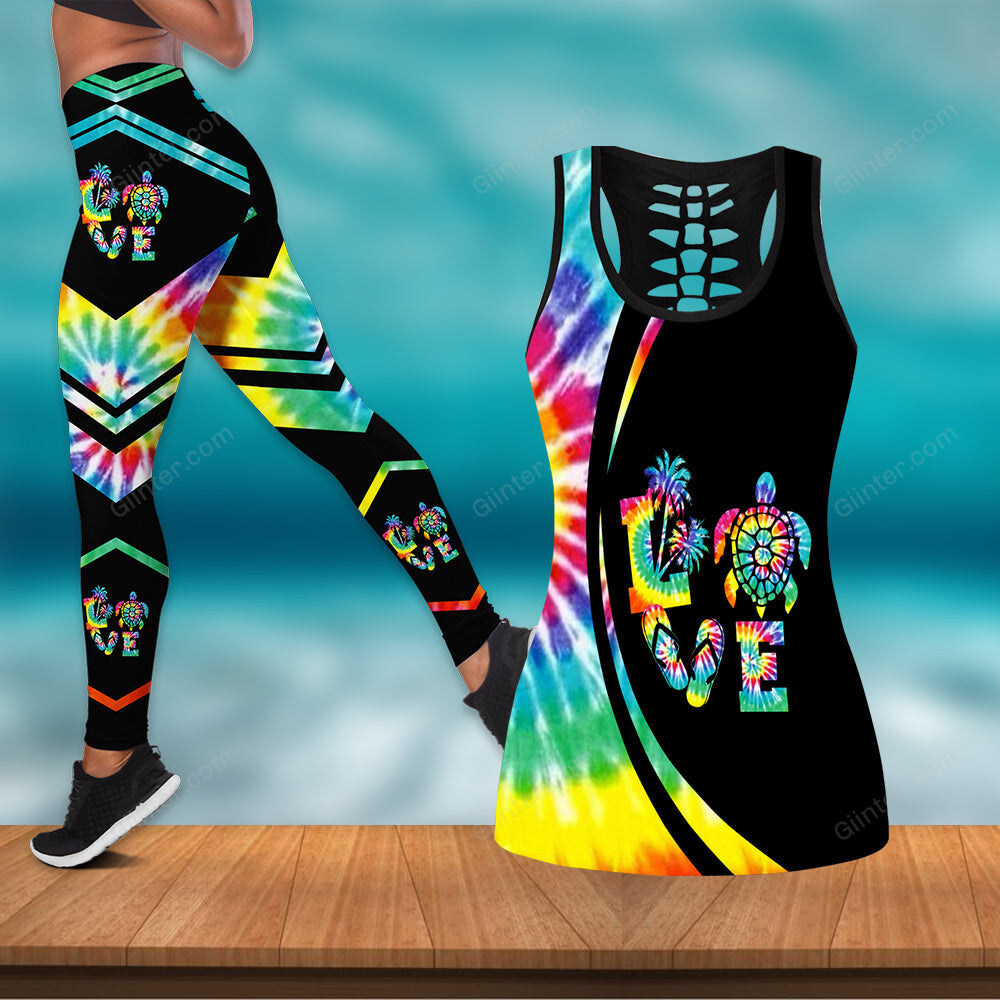 Love Sea Turtle Women Tank Top & Leggings 75