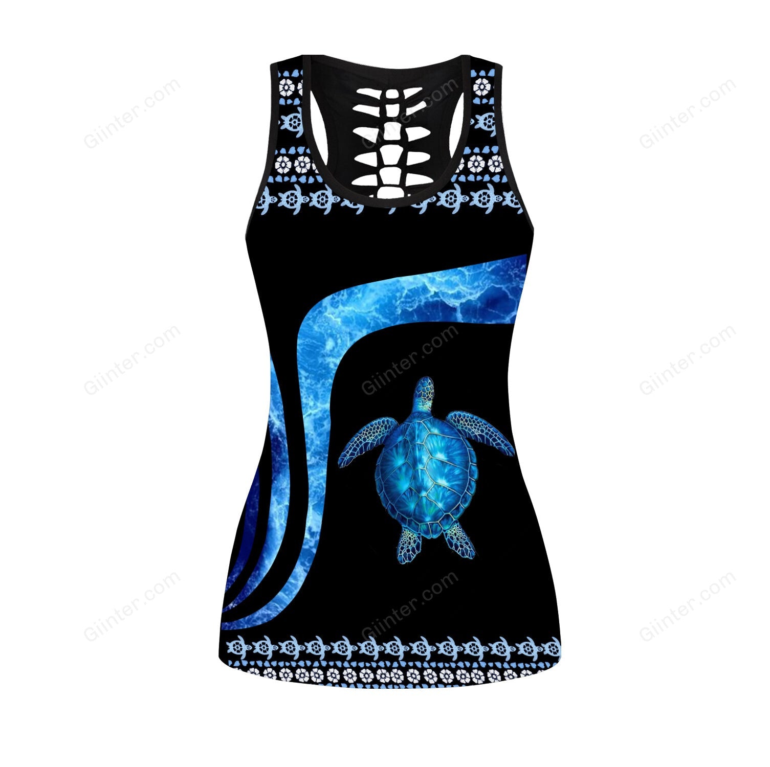 Love Sea Turtle Women Tank Top & Leggings 77