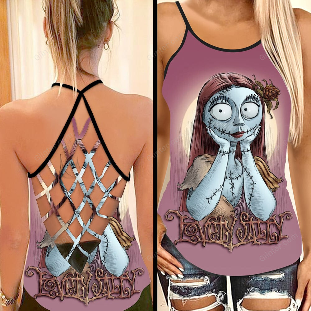 Lovely Sally Criss-Cross Tank Top GINNBC76488