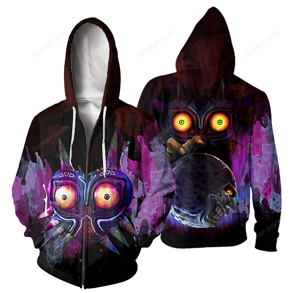 Majora's Mask 3D All Over Printed Shirts For Men and Women 01