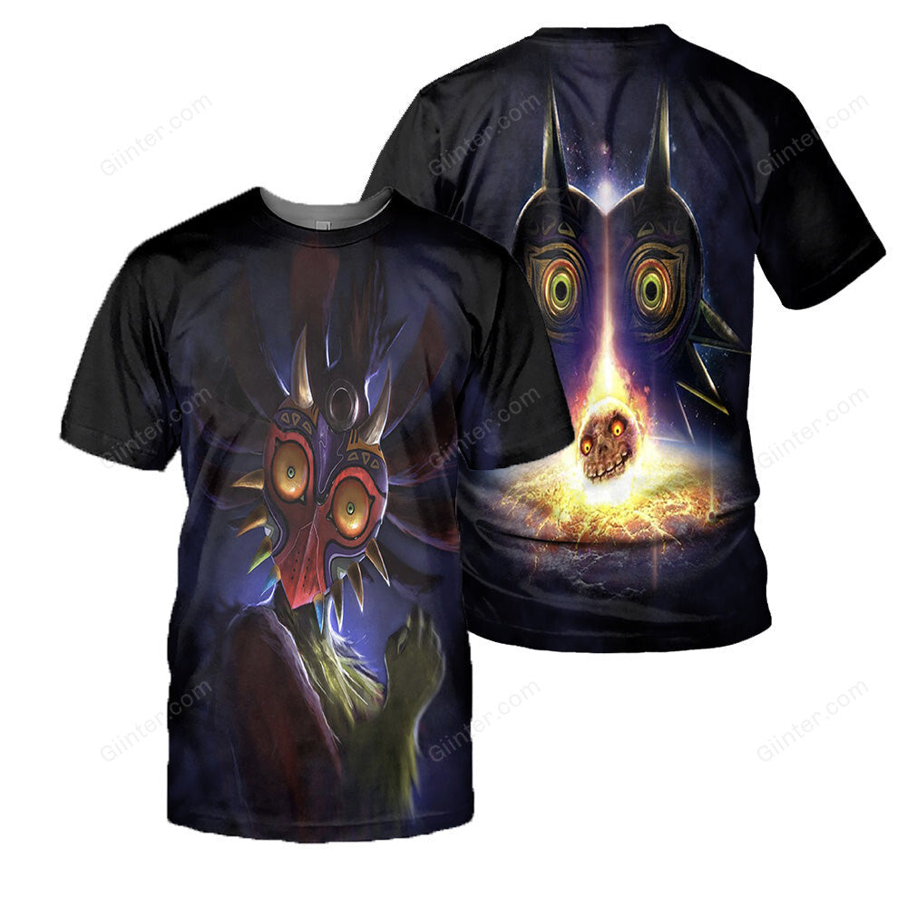 Majora's Mask 3D All Over Printed Shirts For Men and Women 03