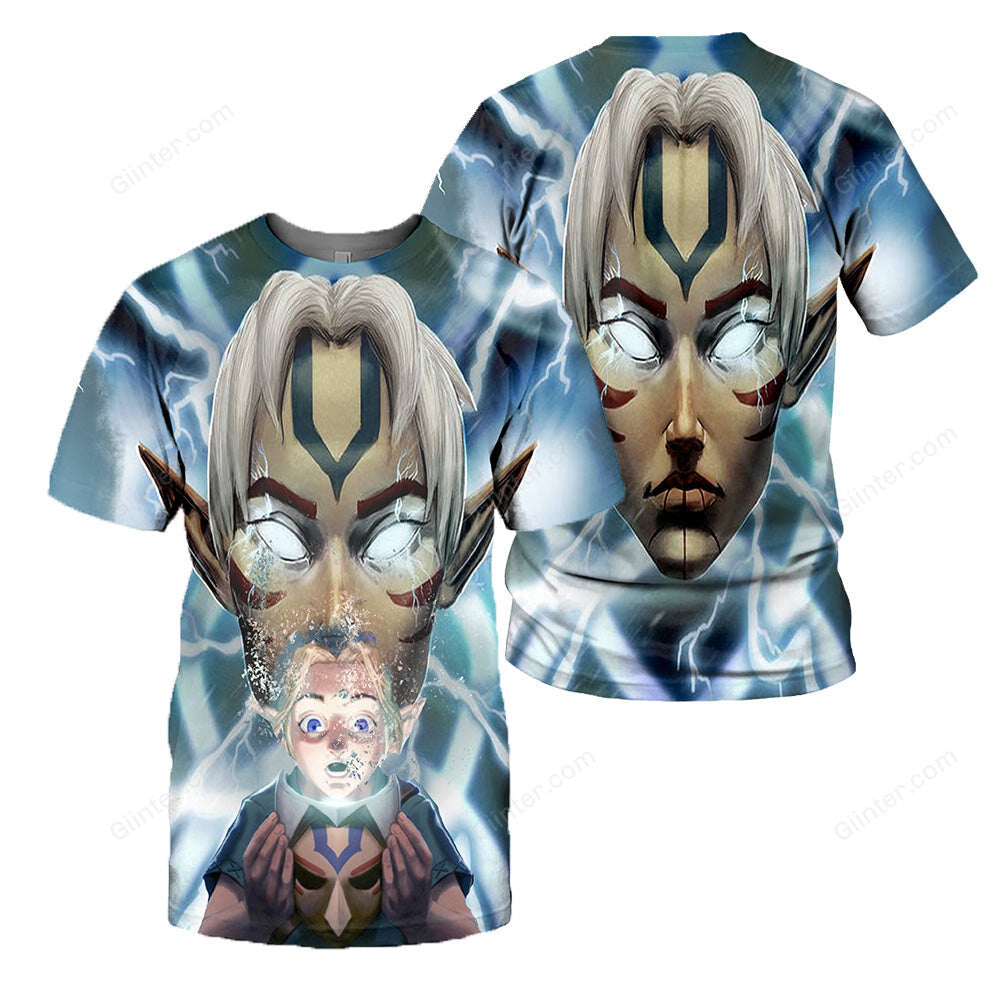 Majora's Mask 3D All Over Printed Shirts For Men and Women 07
