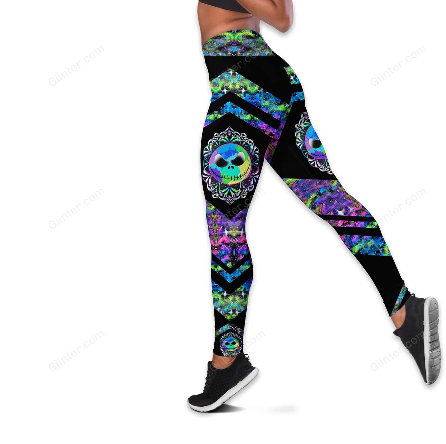 Mandala Jack Skellington Combo Hoodie & Legging GINNBC00075