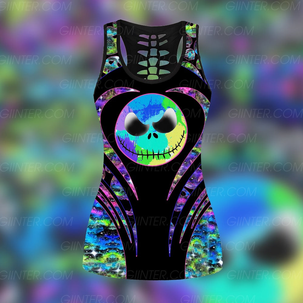 Mandala Jack Skellington Women Tank Top & Legging GINNBC90829
